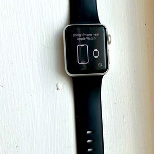 Apple Watch Series 3 (38mm) light scratches not deep. Normal wear and tear